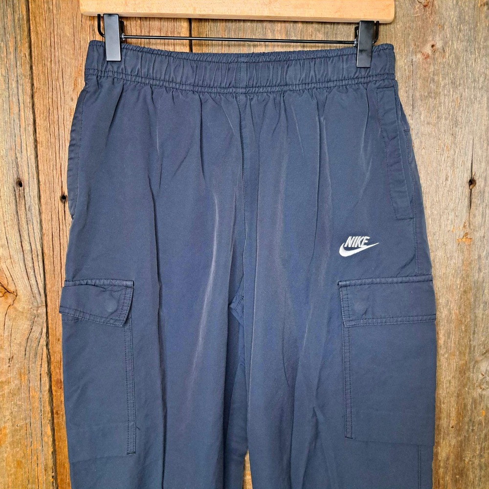 Nike Sportswear Gorpcore Lite Y2k Vibes Woven Nylon Cargo Pants Men Small Black